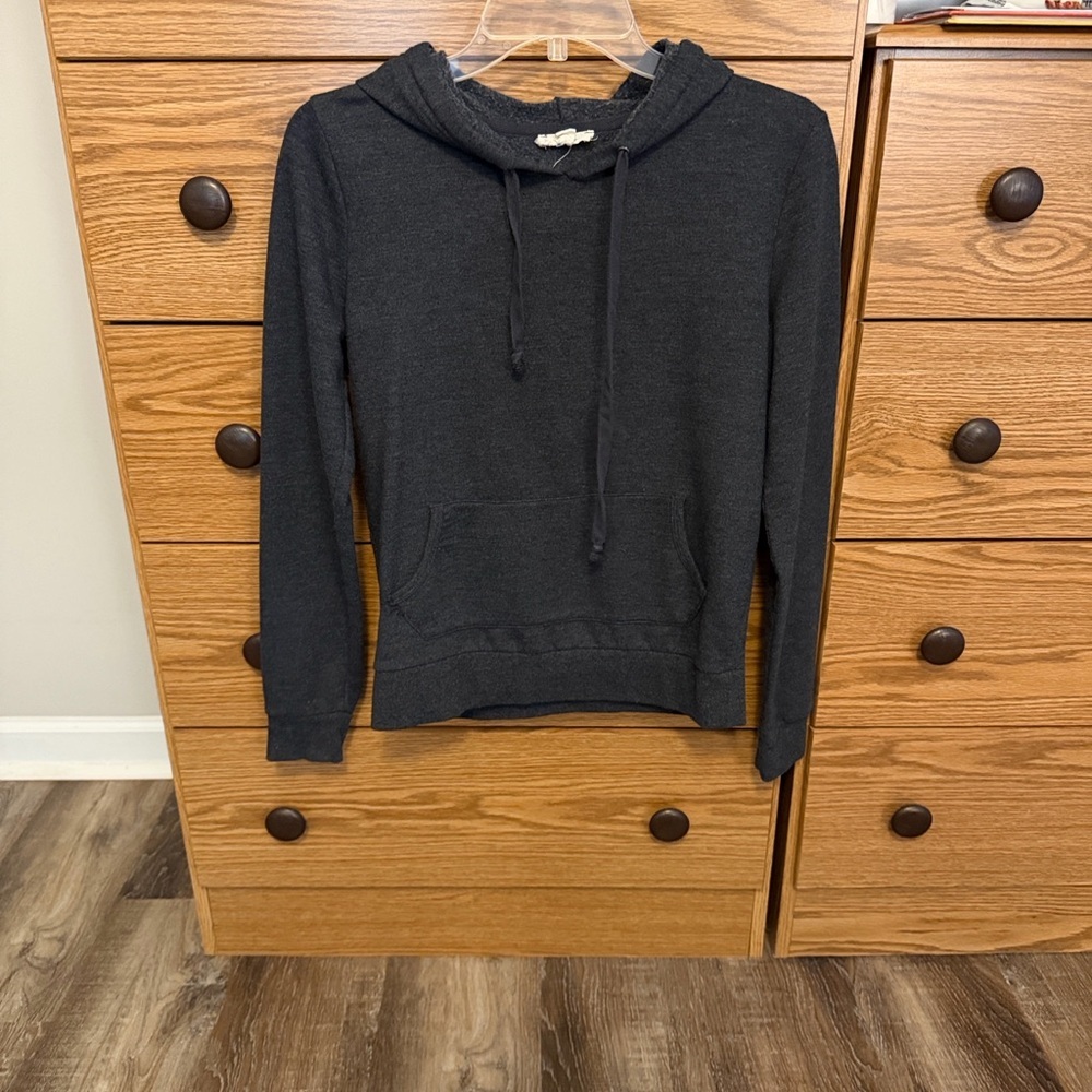 Grey Hooded Sweatshirt